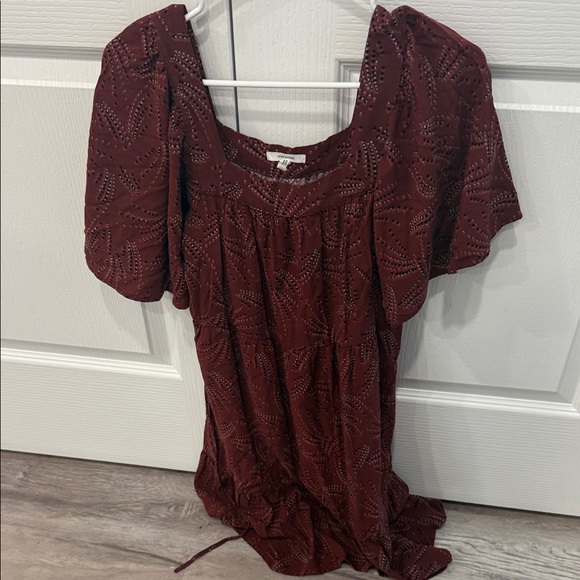 Maurices Maroon Lace Dress - Picture 1 of 2